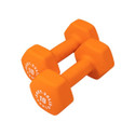 Body-Solid 10 lb. Light Orange Neoprene-Coated Weights