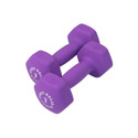 Body-Solid 7 lb. Purple Neoprene Aerobic Weights