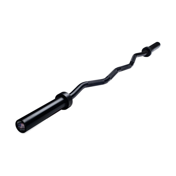 Solid Bar Fitness (#OCB) 58" Black Oxide Curl Bar