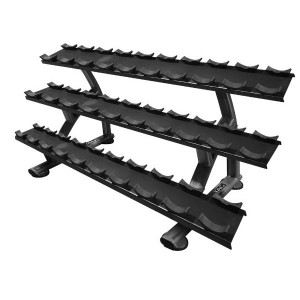 TAG Fitness (#RCK-CDR26) 3-Tier Saddle Dumbbell Rack