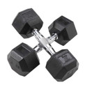 Body-Solid 12 lb Rubber Dumbbells